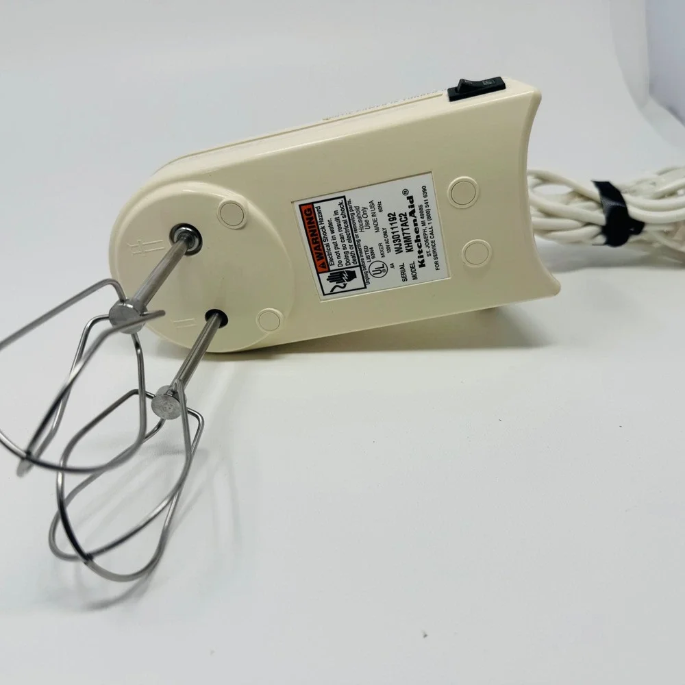 KitchenAid Ultra Power Plus 7 Hand Mixer Cream Electronic Control 7 Speed